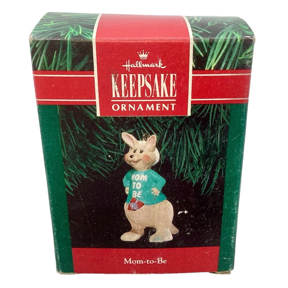 Hallmark 1991 “Mom-to-Be” Christmas Ornament - Picture 8 of 13